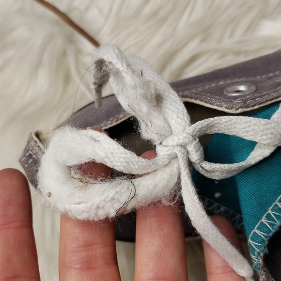 Converse All Star Shoes Snap GreenTongue  6M 8W Gray 132257F Unisex - Picture 10 of 10